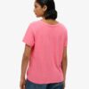 Slub-broderad T-shirt med V-ringning Slub-broderad T-shirt med V-ringning