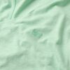 Slub-broderad T-shirt med V-ringning