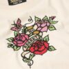 Small Tattoo Rhinestone Fitted T-shirt Small Tattoo Rhinestone Fitted T-shirt
