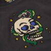 Small Tattoo Rhinestone Fitted T-shirt