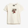 Small Tattoo Rhinestone Fitted T-shirt Small Tattoo Rhinestone Fitted T-shirt