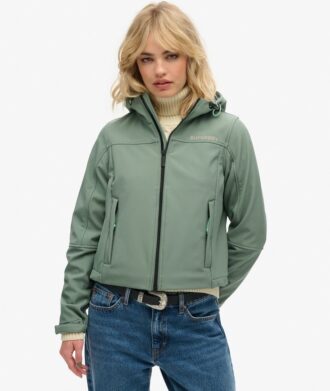 Softshell-trekkingjacka med huva Softshell-trekkingjacka med huva