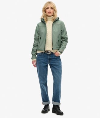 Softshell-trekkingjacka med huva Softshell-trekkingjacka med huva
