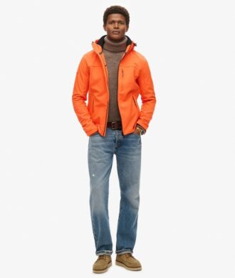 Softshell-vandringsjacka med huva