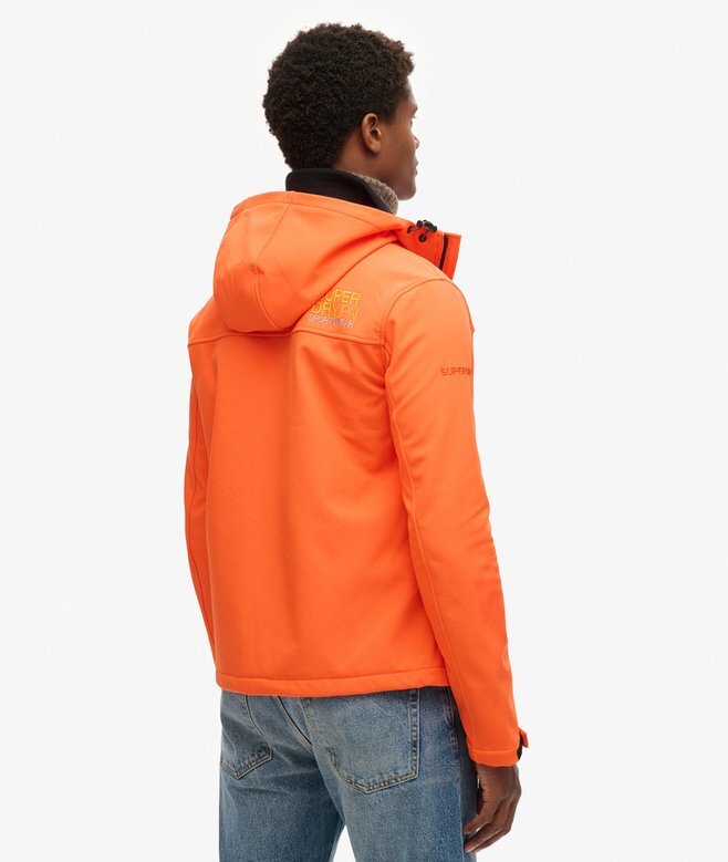 Softshell-vandringsjacka med huva Softshell-vandringsjacka med huva