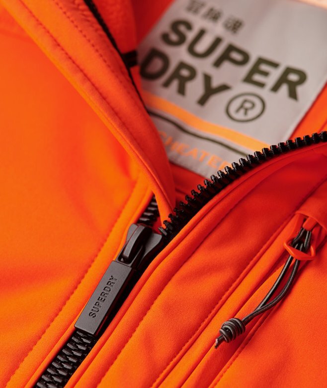 Softshell-vandringsjacka med huva Softshell-vandringsjacka med huva