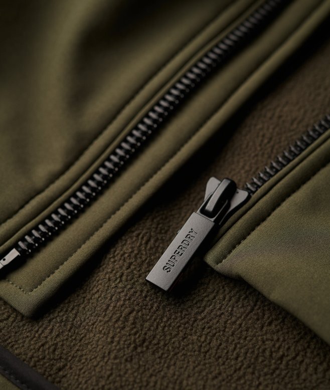 Softshell-vandringsjacka med huva Softshell-vandringsjacka med huva