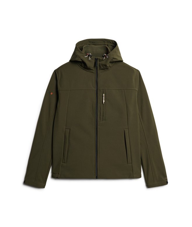 Softshell-vandringsjacka med huva Softshell-vandringsjacka med huva