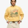 Souvenir Graphic Loose Crew Sweatshirt Souvenir Graphic Loose Crew Sweatshirt