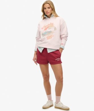 Souvenir Graphic Loose Crew Sweatshirt