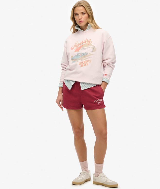 Souvenir Graphic Loose Crew Sweatshirt Souvenir Graphic Loose Crew Sweatshirt