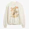 Souvenir Graphic Loose Crew Sweatshirt