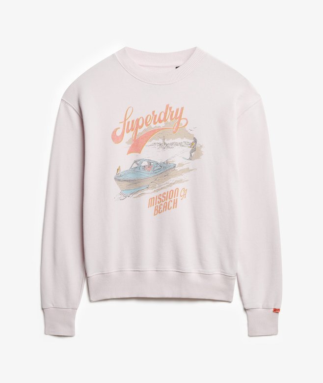 Souvenir Graphic Loose Crew Sweatshirt Souvenir Graphic Loose Crew Sweatshirt
