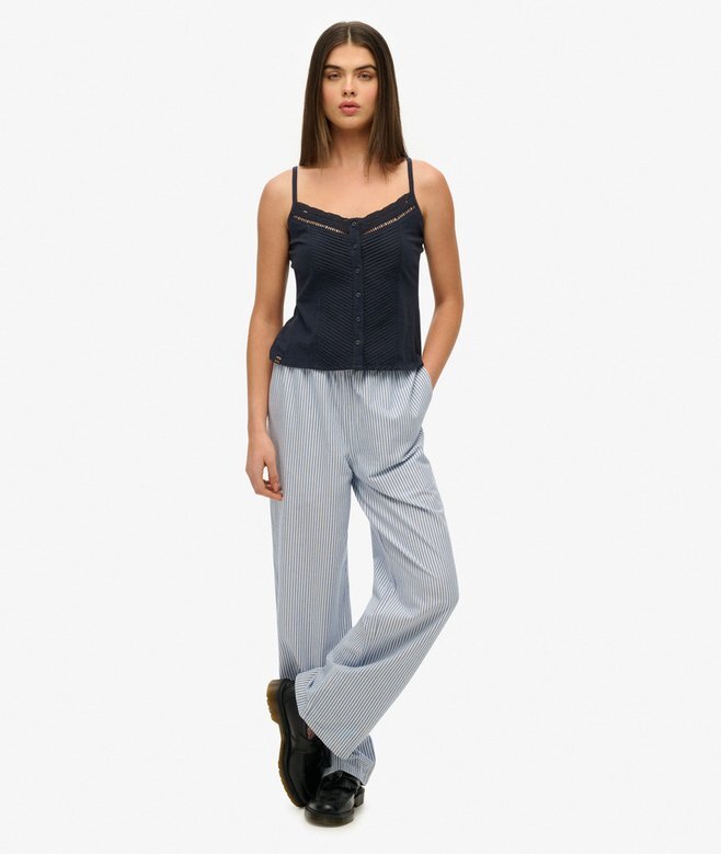 Spets-cami-top med knappar Spets-cami-top med knappar