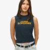 Sport Luxe Graphic Fitted Tank Top Sport Luxe Graphic Fitted Tank Top
