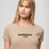 Sport Luxe Logo Fitted Cropped T-shirt Sport Luxe Logo Fitted Cropped T-shirt