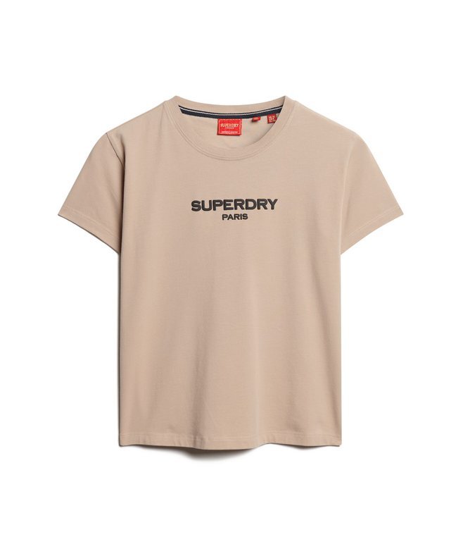 Sport Luxe Logo Fitted Cropped T-shirt Sport Luxe Logo Fitted Cropped T-shirt