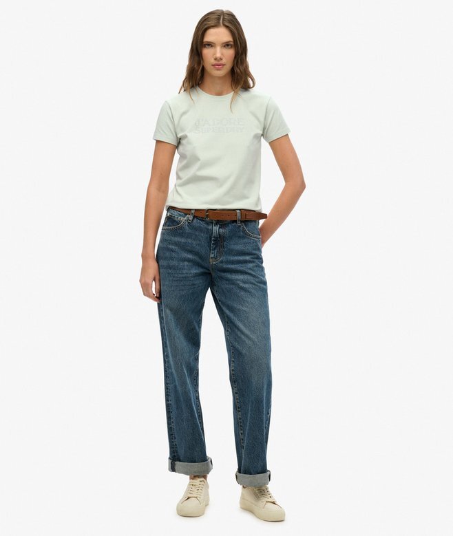Sport Luxe T-shirt med åtsittande passform Sport Luxe T-shirt med åtsittande passform