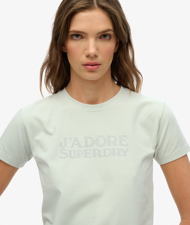 Sport Luxe T-shirt med åtsittande passform Sport Luxe T-shirt med åtsittande passform