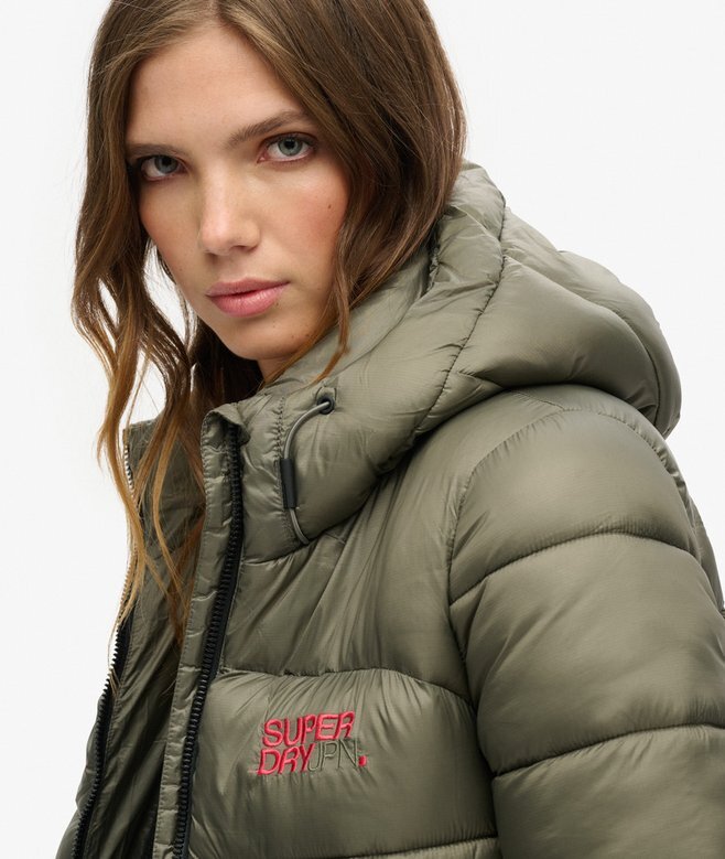 Sportig Puffer-jacka i bomberstil Sportig Puffer-jacka i bomberstil