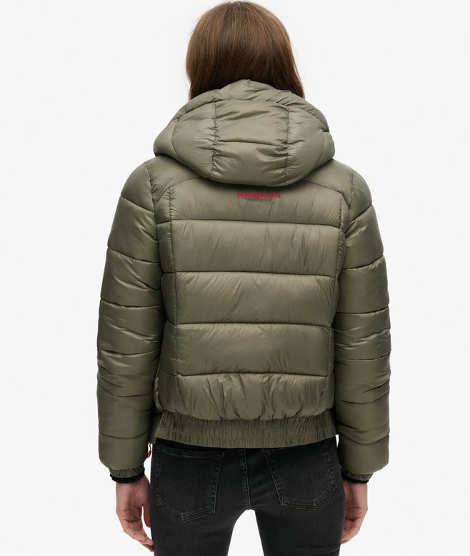 Sportig Puffer-jacka i bomberstil Sportig Puffer-jacka i bomberstil