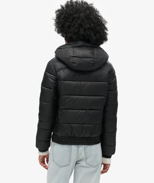 Sportig Puffer-jacka i bomberstil Sportig Puffer-jacka i bomberstil