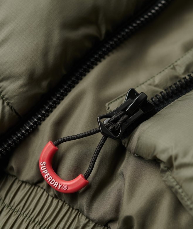 Sportig Puffer-jacka i bomberstil Sportig Puffer-jacka i bomberstil