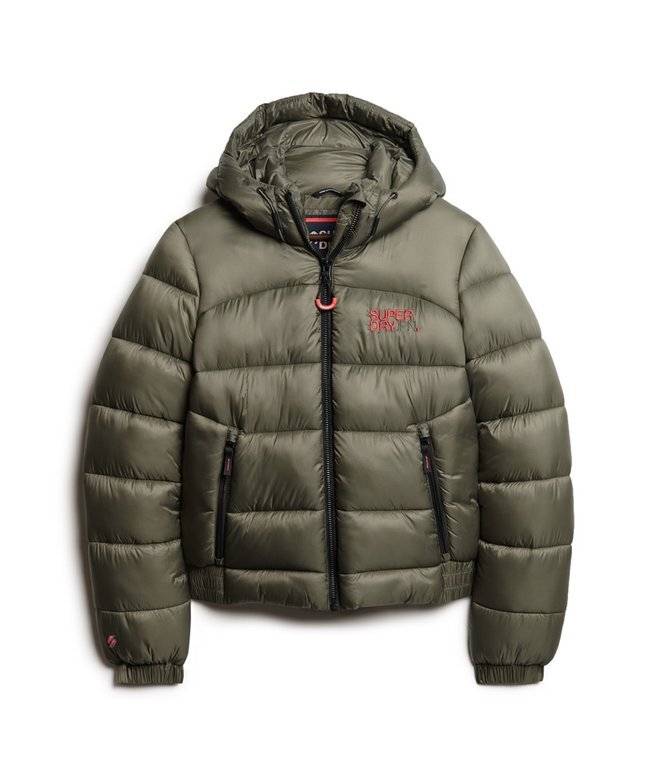 Sportig Puffer-jacka i bomberstil Sportig Puffer-jacka i bomberstil