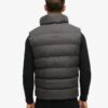 Sportig Puffer-tweed-väst Sportig Puffer-tweed-väst