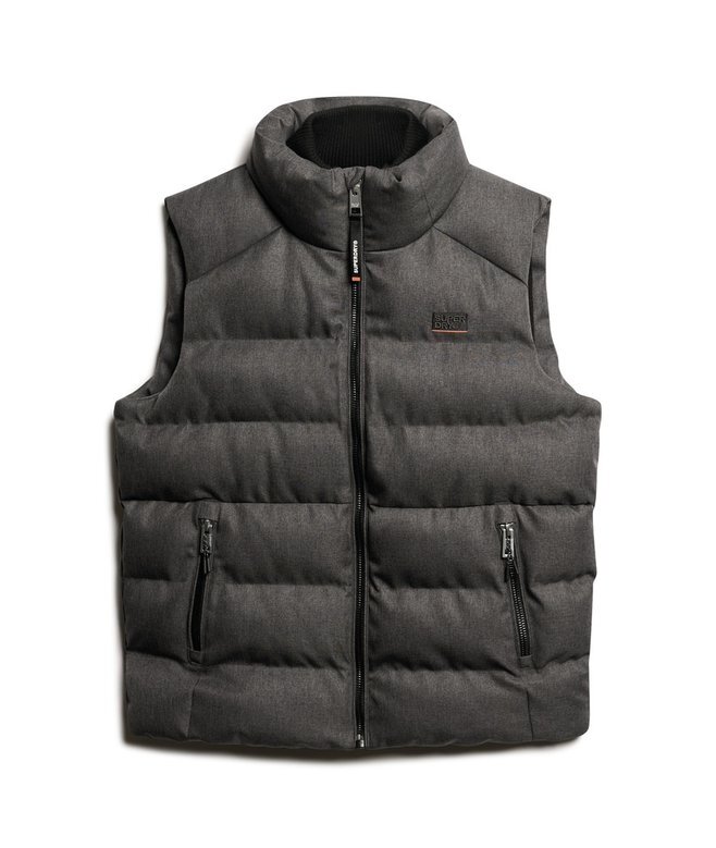 Sportig Puffer-tweed-väst Sportig Puffer-tweed-väst