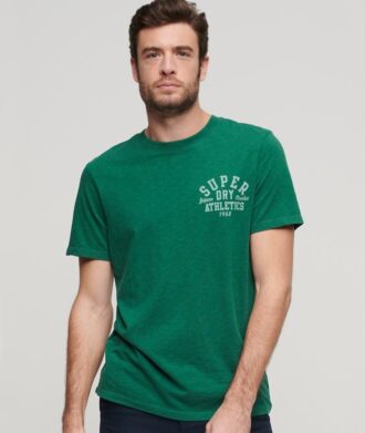 Sportigt T-shirt med college-tryck