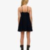 Strukturvävd mini-camisoleklänning