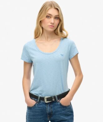 Studios T-shirt med rund hals
