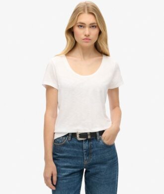 Studios T-shirt med rund hals