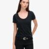 Studios T-shirt med rund hals