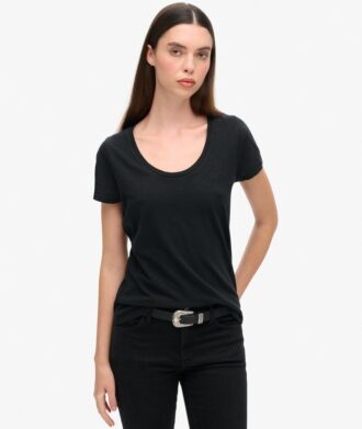 Studios T-shirt med rund hals