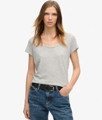 Studios T-shirt med rund hals