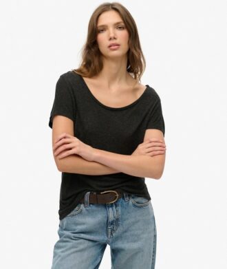 Studios T-shirt med rund hals