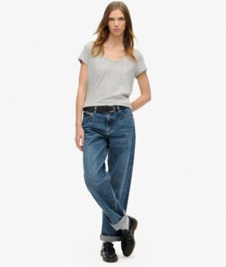 Studios T-shirt med rund hals