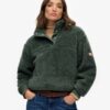 Supermjuk teddyfleece med tryckknappar i halsen