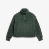 Supermjuk teddyfleece med tryckknappar i halsen