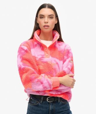 Supermjuk tryckt teddyfleece