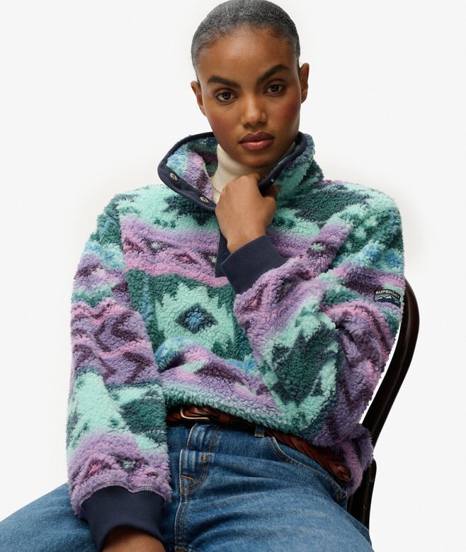 Supermjuk tryckt teddyfleece Supermjuk tryckt teddyfleece