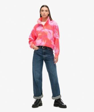 Supermjuk tryckt teddyfleece
