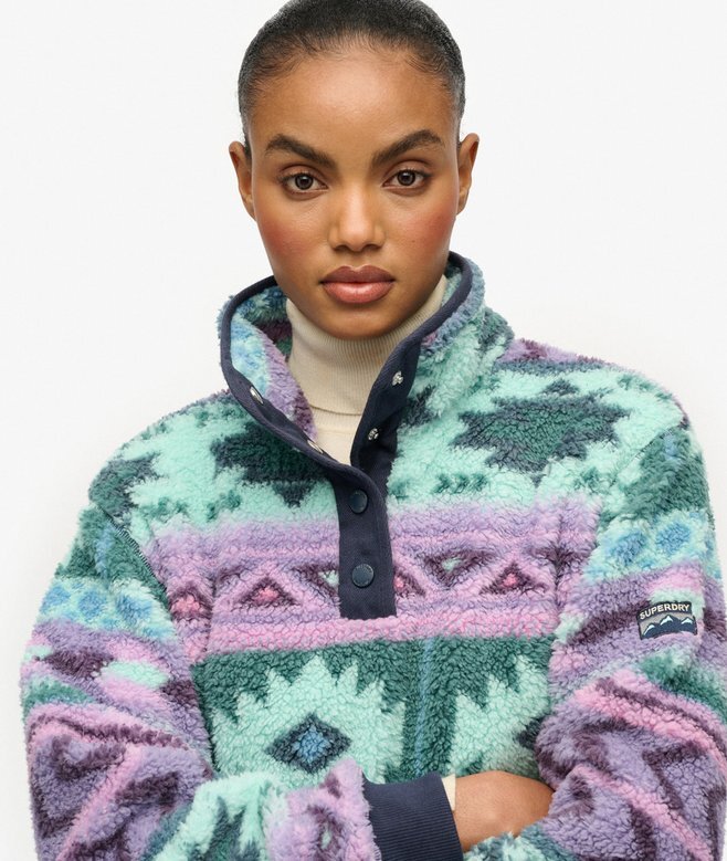 Supermjuk tryckt teddyfleece Supermjuk tryckt teddyfleece