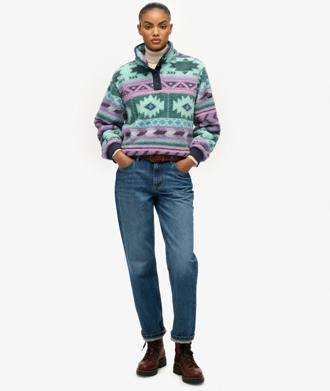 Supermjuk tryckt teddyfleece Supermjuk tryckt teddyfleece