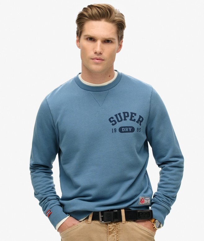 Sweatshirt med sportigt tryck Sweatshirt med sportigt tryck