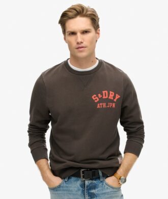Sweatshirt med sportigt tryck