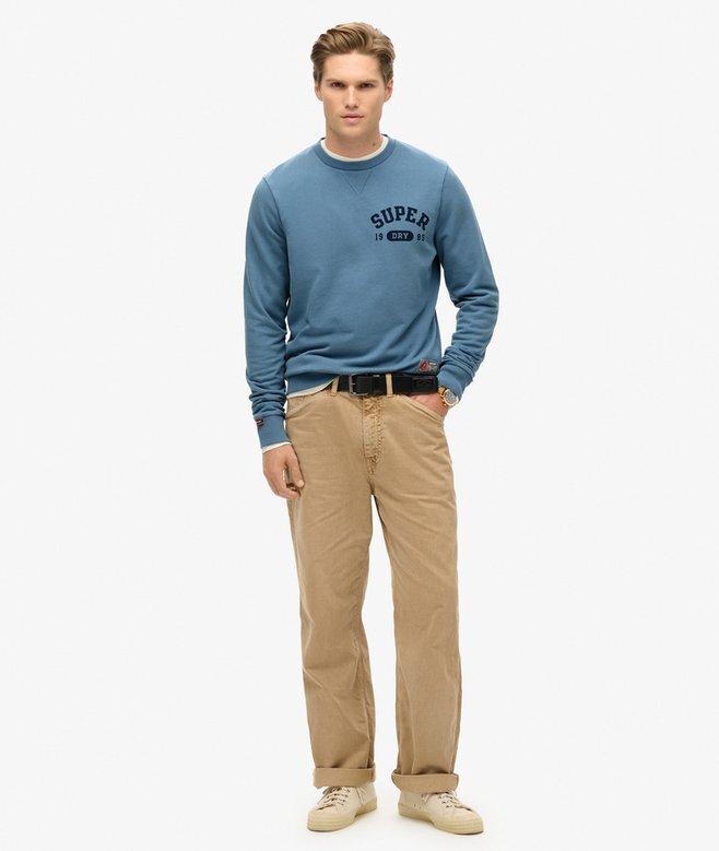 Sweatshirt med sportigt tryck Sweatshirt med sportigt tryck
