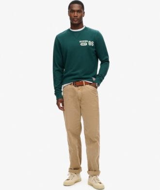 Sweatshirt med sportigt tryck Sweatshirt med sportigt tryck